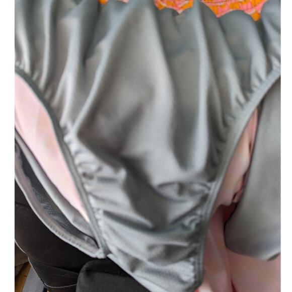 Maaji Sailor Sporty Men’s Swim Trunks Pink Orange Graphic Print Shorts M NWT - Picture 12 of 13